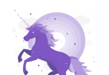 unicornio Rafiki, morado, color raro, enfermedades raras, animal raro, fuerza, solidez, impulso benéfico