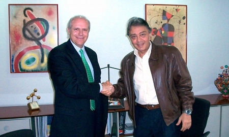 El dr. Enrique Ruelas del CSG y David Peña de PPuDM,iap