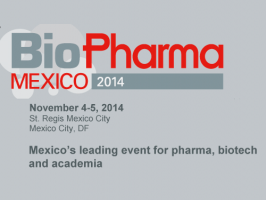 David y Paulina Peña serán ponentes en una mesa de trabajo en BioPharma México 2014, 5 de noviembre