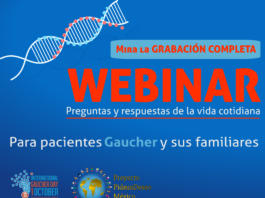 Mira la grabación del webinar para pacientes Gaucher y sus familiares, IGD 2019